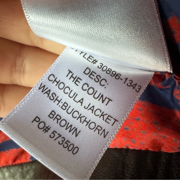 NWOT! MOTHER - The Count Chocula Faux Leather Jacket - Brown - Picture 12 of 16